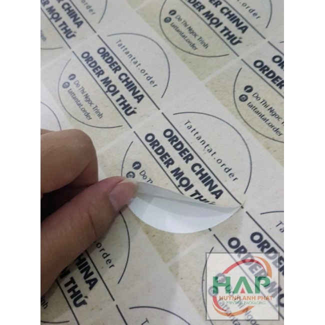 In Decal Nhựa Sữa